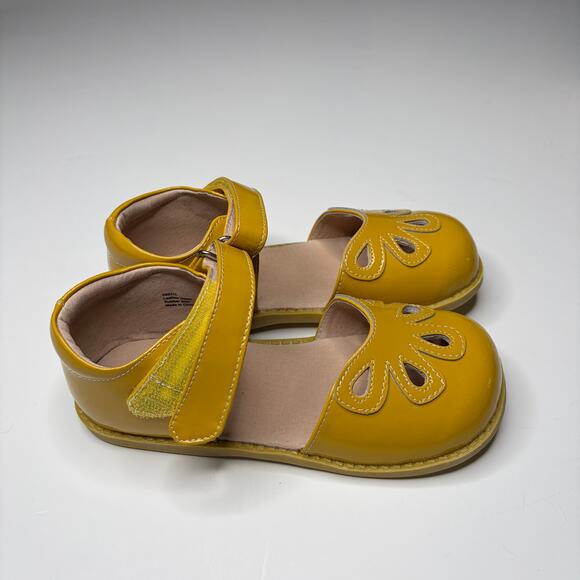 Livie & Luca Petal Mustard Yellow Mary Jane Shoes New 1Y - Picture 2 of 7